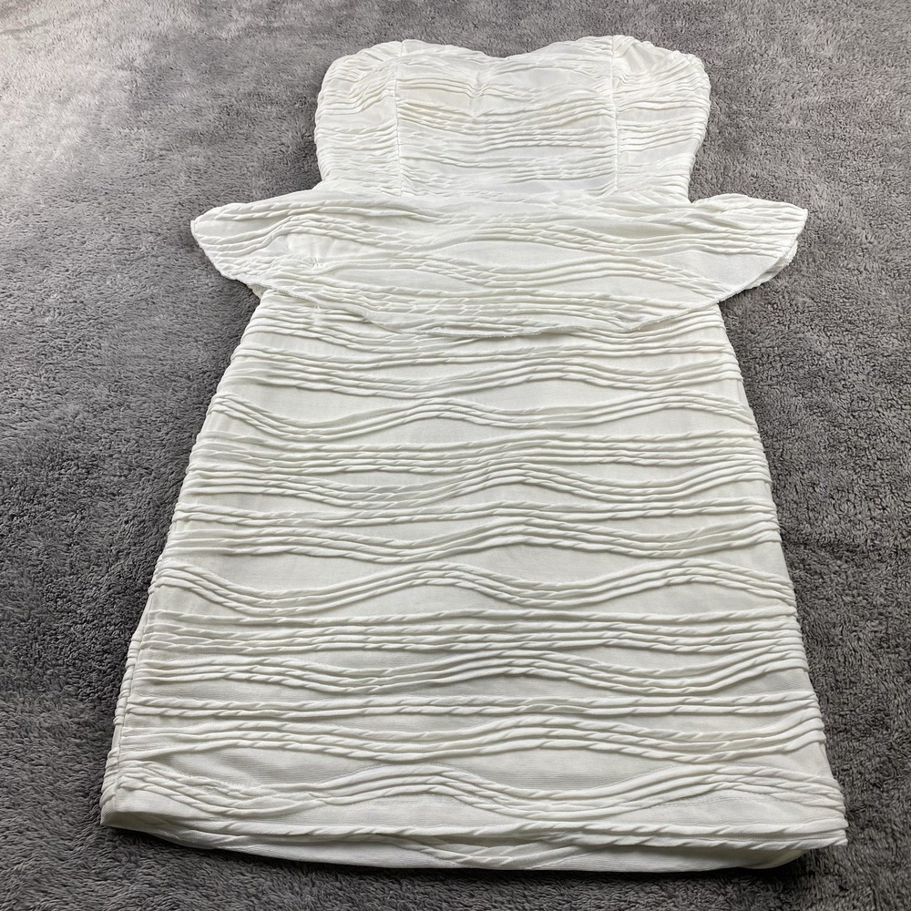 Coveted Clothing Mini Dress Womens 2 White Sleeveless
